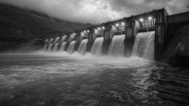 Hydroélectricité background